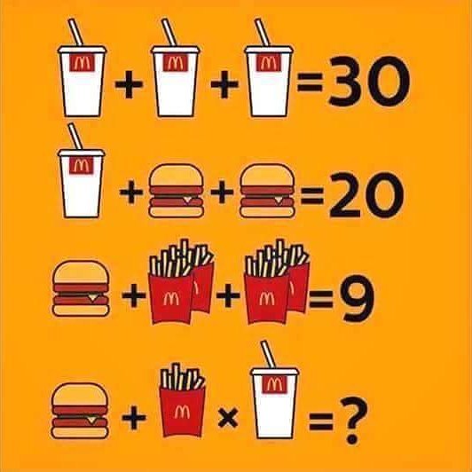 532x532, 39 Kb / задача, макдональдс