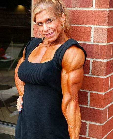 460x564, 43 Kb / женщина, качок, платье, улыбка, Michelle Brent