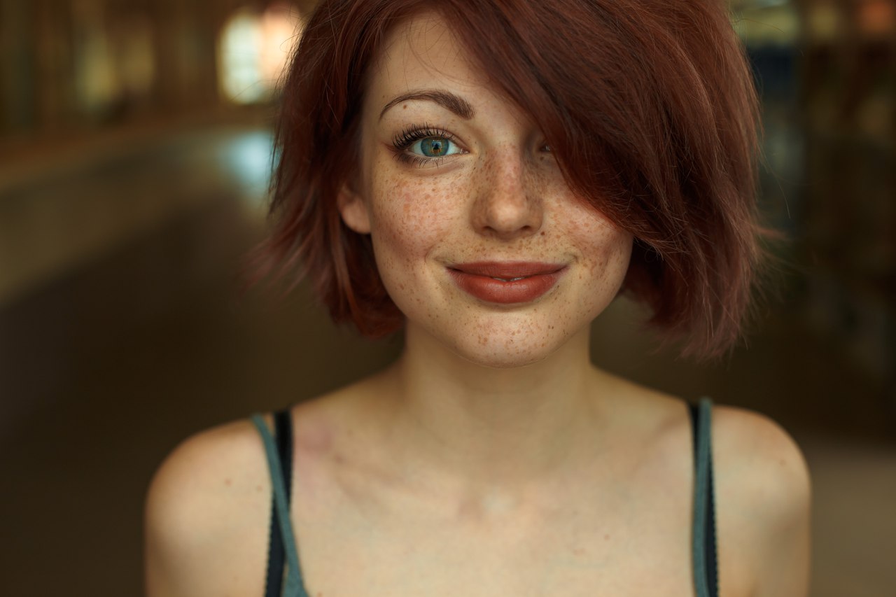 1280x853, 93 Kb / улыбка, веснушки