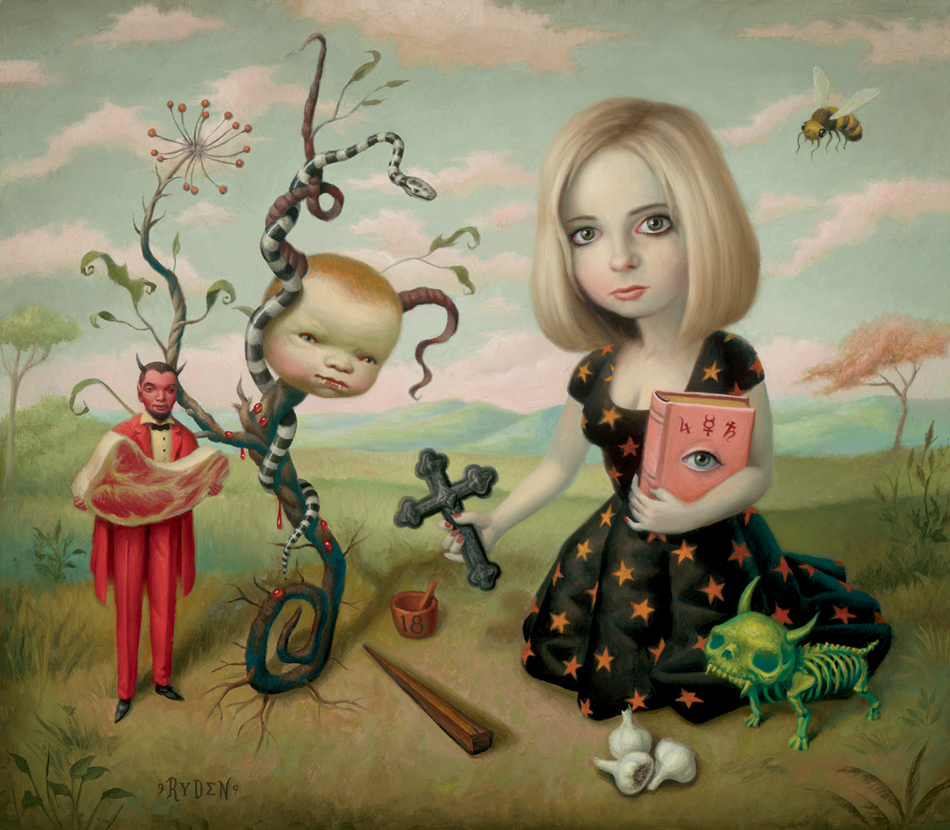 950x830, 441 Kb / мясо, поклонская, сюрреализм, пчела, дьявол