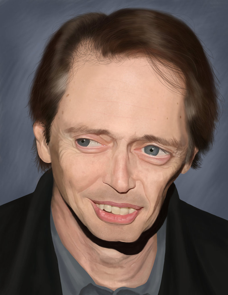 786x1017, 100 Kb / Стив Бушеми, шарж
