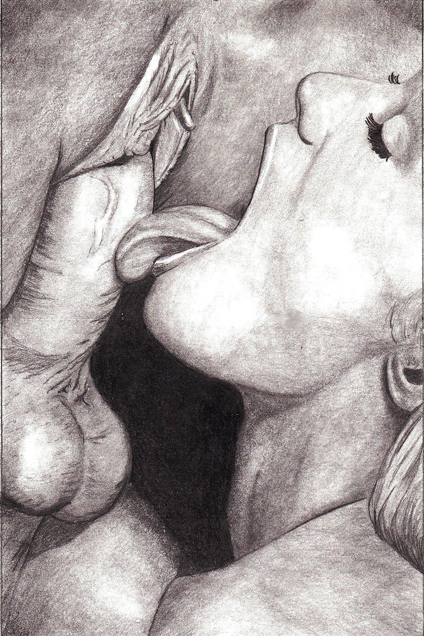 836x1253, 356 Kb / вагина, член, язык, ч/б