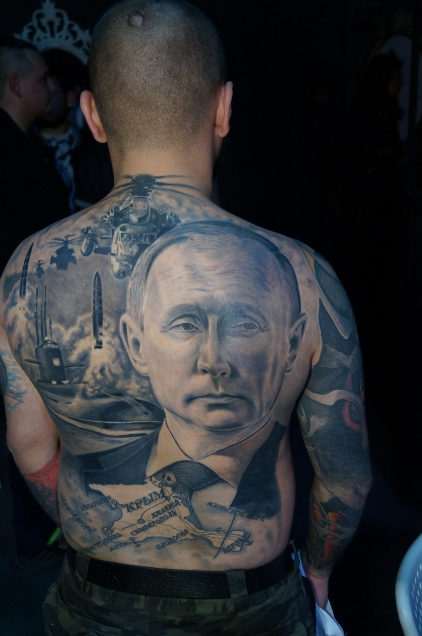 850x1280, 139 Kb / тату, Путин, Крым, политота