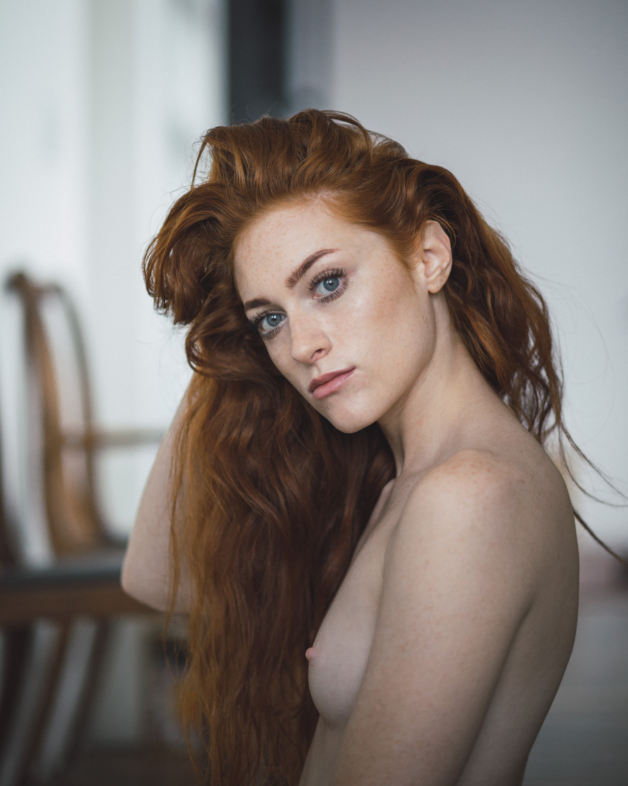 1280x1600, 361 Kb / рыжая, голая, веснушки, Nina Marie Rice