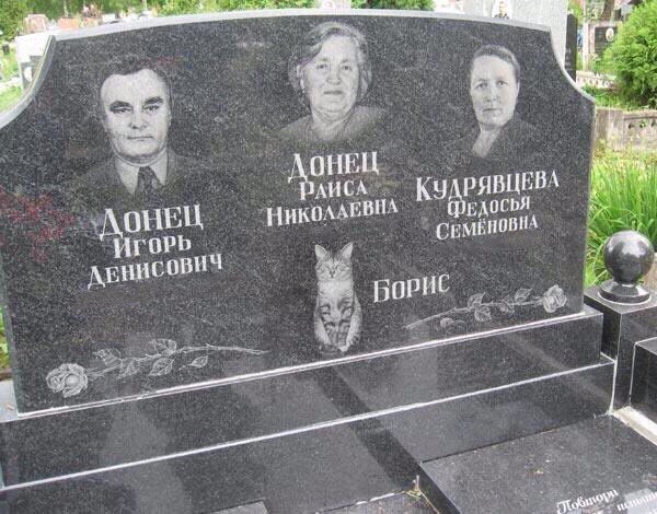 600x470, 79 Kb / донец, надгробие, могила, кот