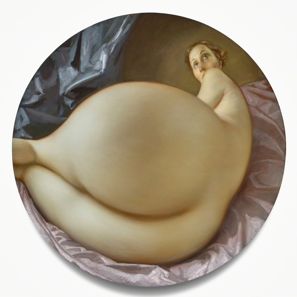 1024x1023, 134 Kb / попа, искажение, блондинка, постель, рисунок