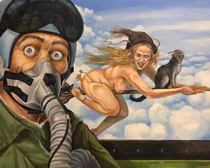720x576, 49 Kb / ведьма, метлла, кот, пилот, глаза