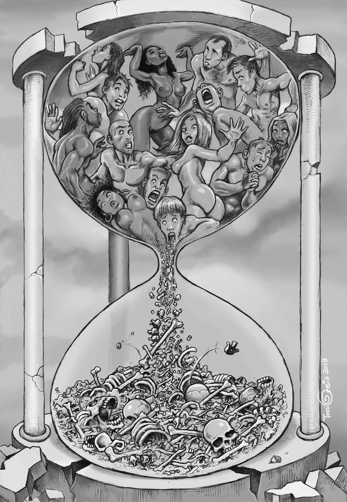 1418x2048, 482 Kb / Toni Greis, песочные часы, время
