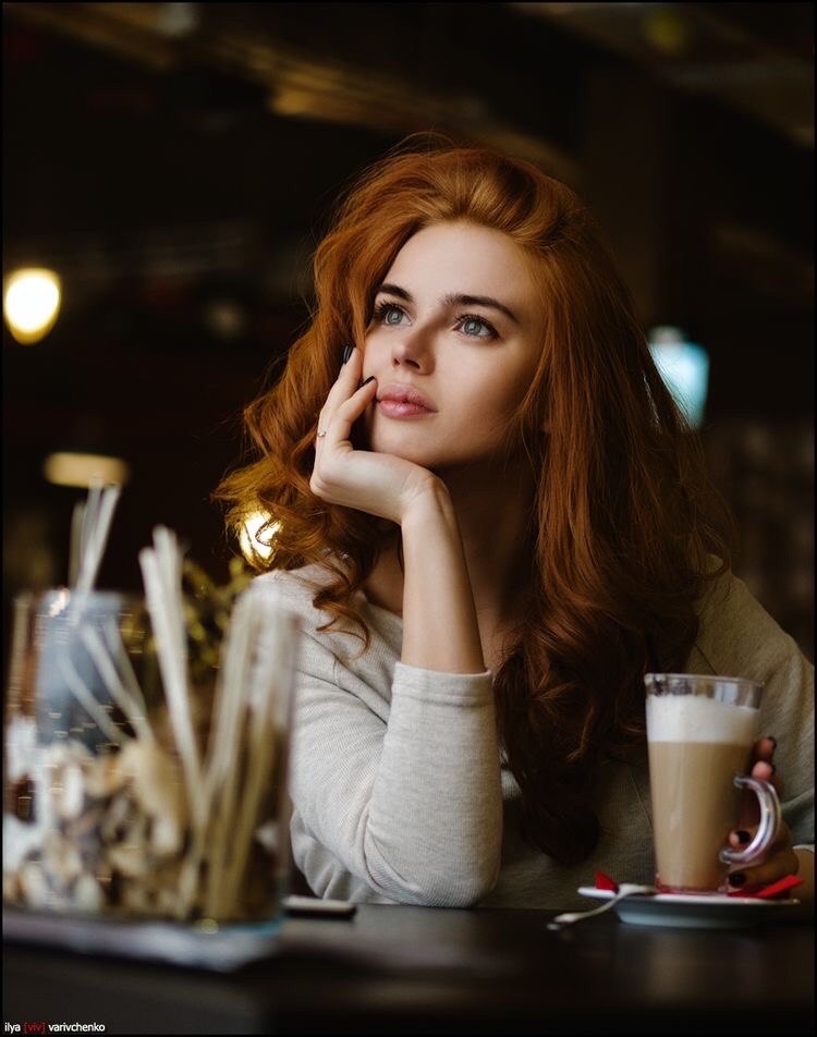 750x952, 104 Kb / рыжая, кофе, кружка, кафе, кофейня