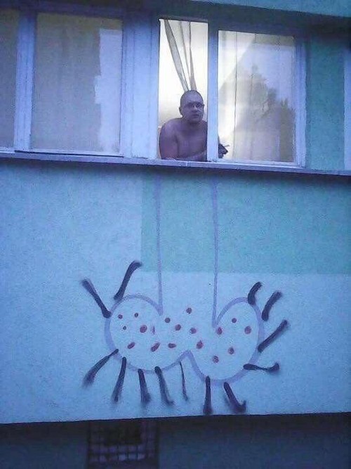 500x667, 68 Kb / окно, мужик, хуй, рисунок