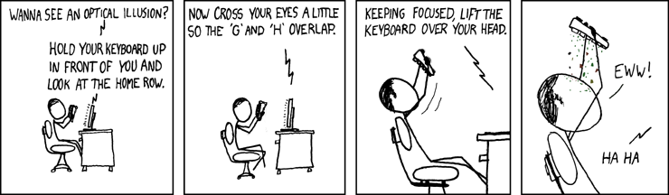 740x216, 78 Kb / комикс, клавиатура, keyboard, иллюзия