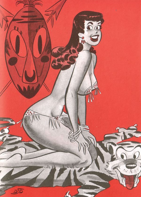 600x833, 86 Kb / Рисунок, пинап, шкура, маска