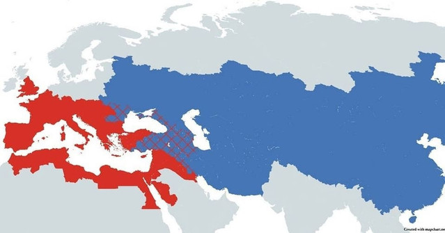 639x335, 40 Kb / Империя, Римская, Монгольская, карта
