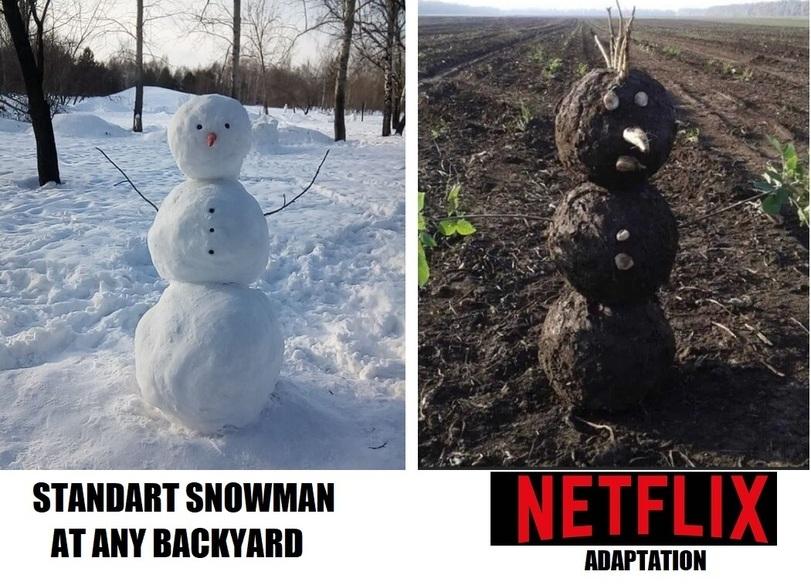 811x585, 90 Kb / снеговик, адаптация, нетфликс, netflix