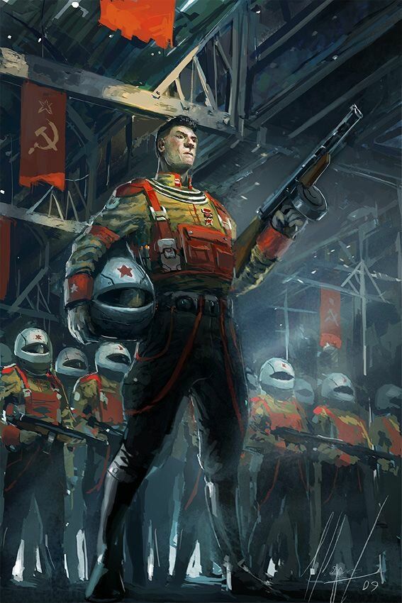 567x850, 186 Kb / звёздный десант, космодесант, ППШ, шлем