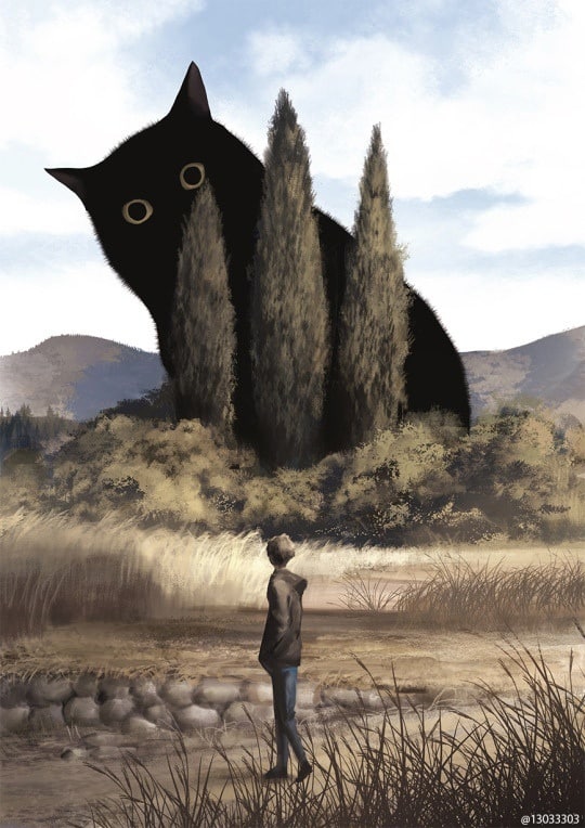 540x764, 82 Kb / Ariduka55, Monokubo, кот