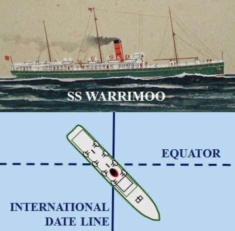 470x461, 262 Kb / море, экватор, Warrimo, корабль, пароход