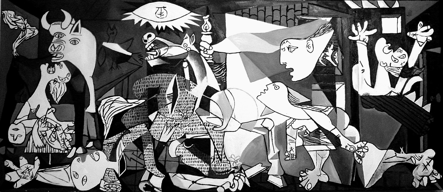 1513x658, 492 Kb / Герника, Пабло Пикассо, гестапо, притча