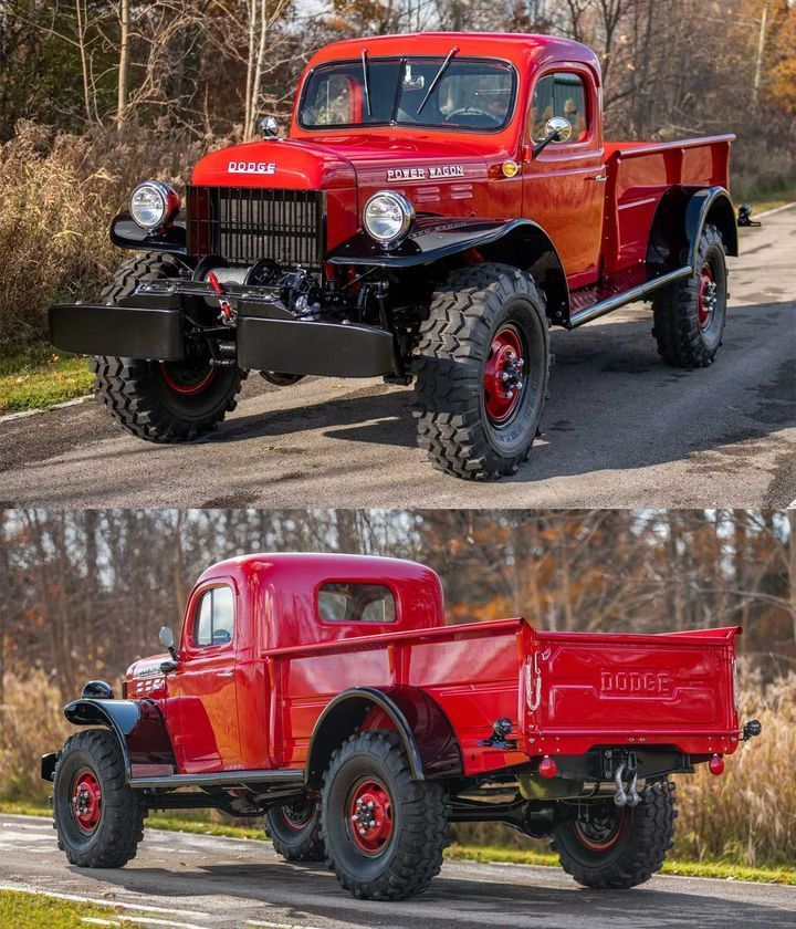 720x840, 154 Kb / автомобиль, классика, ретро, Dodge, грузовик, Power Wagon, truck
