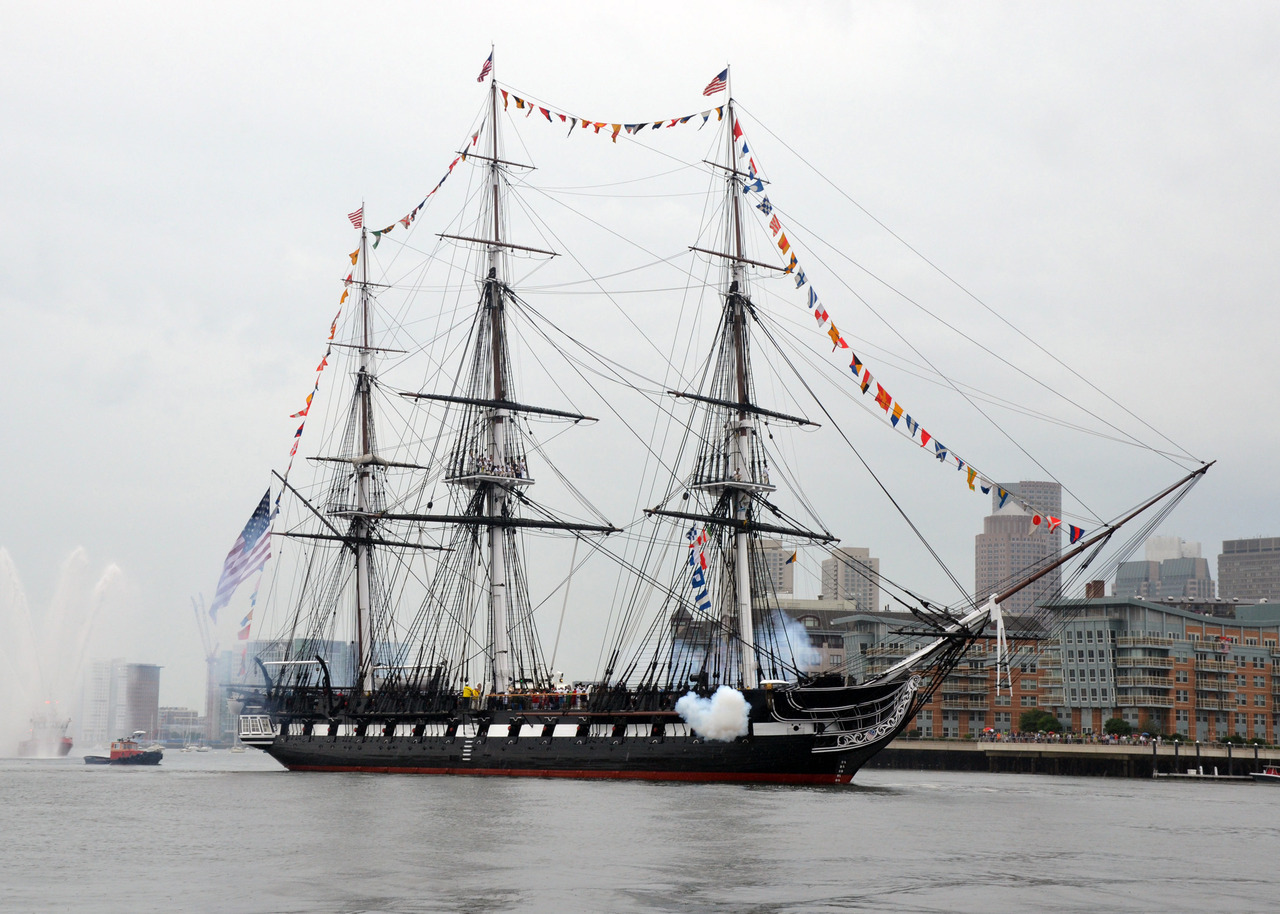 1280x914, 346 Kb / Парус, парусник, корабль, США, фрегат, флот, Old Ironsides, Constitution, флаг