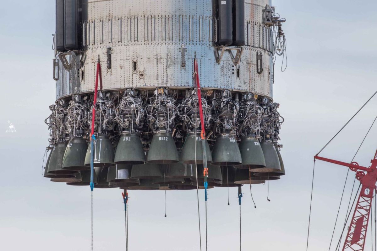 1200x801, 132 Kb / ракета, кран, стропы, rb12, spacex