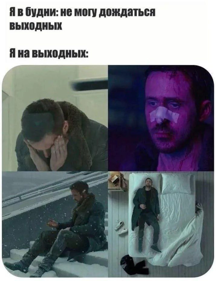 715x929, 76 Kb / выходные, будни, Бегущий по лезвию, Blade Runner, Райан Гослинг