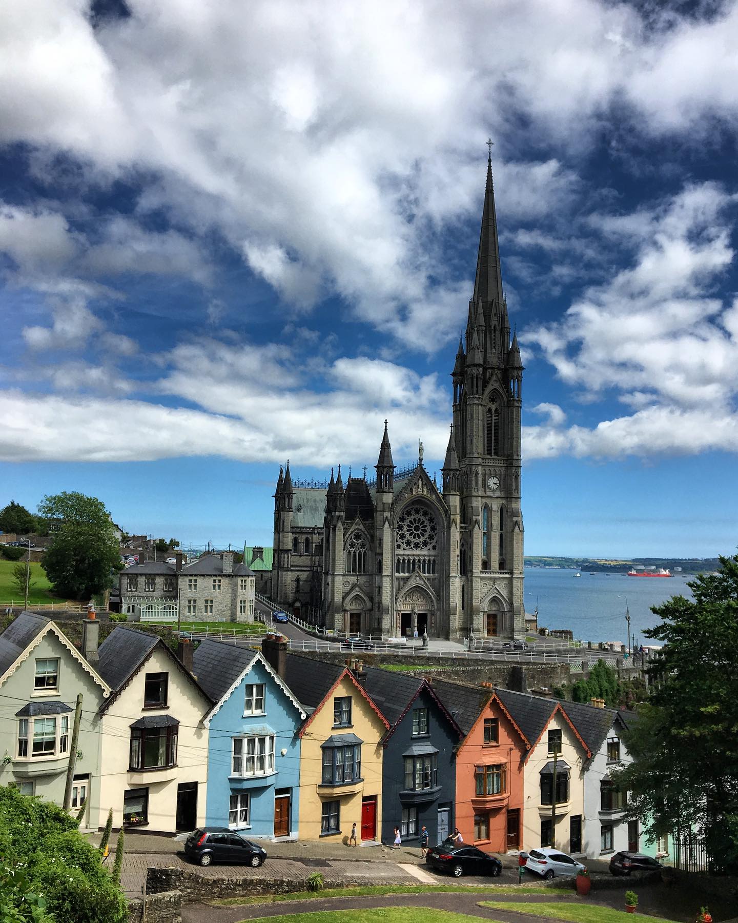 1440x1800, 342 Kb / Собор Святого Колмана, Ирландия, небо, облака