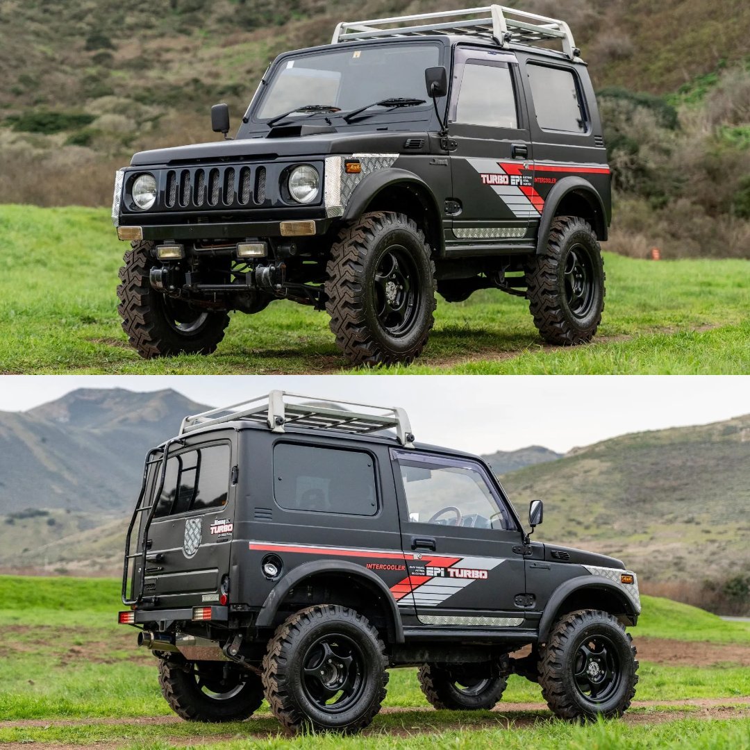 1080x1080, 265 Kb / автомобиль, классика, ретро, Suzuki, Jimny
