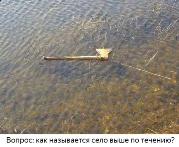 600x492, 55 Kb / топор, река