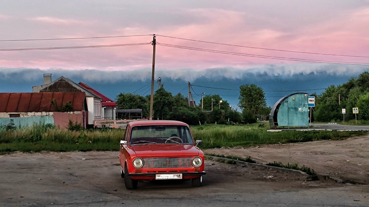 1280x720, 153 Kb / ВАЗ, 2101, Жигули, копейка, неюо, остановка, автомобиль, классика, ретро