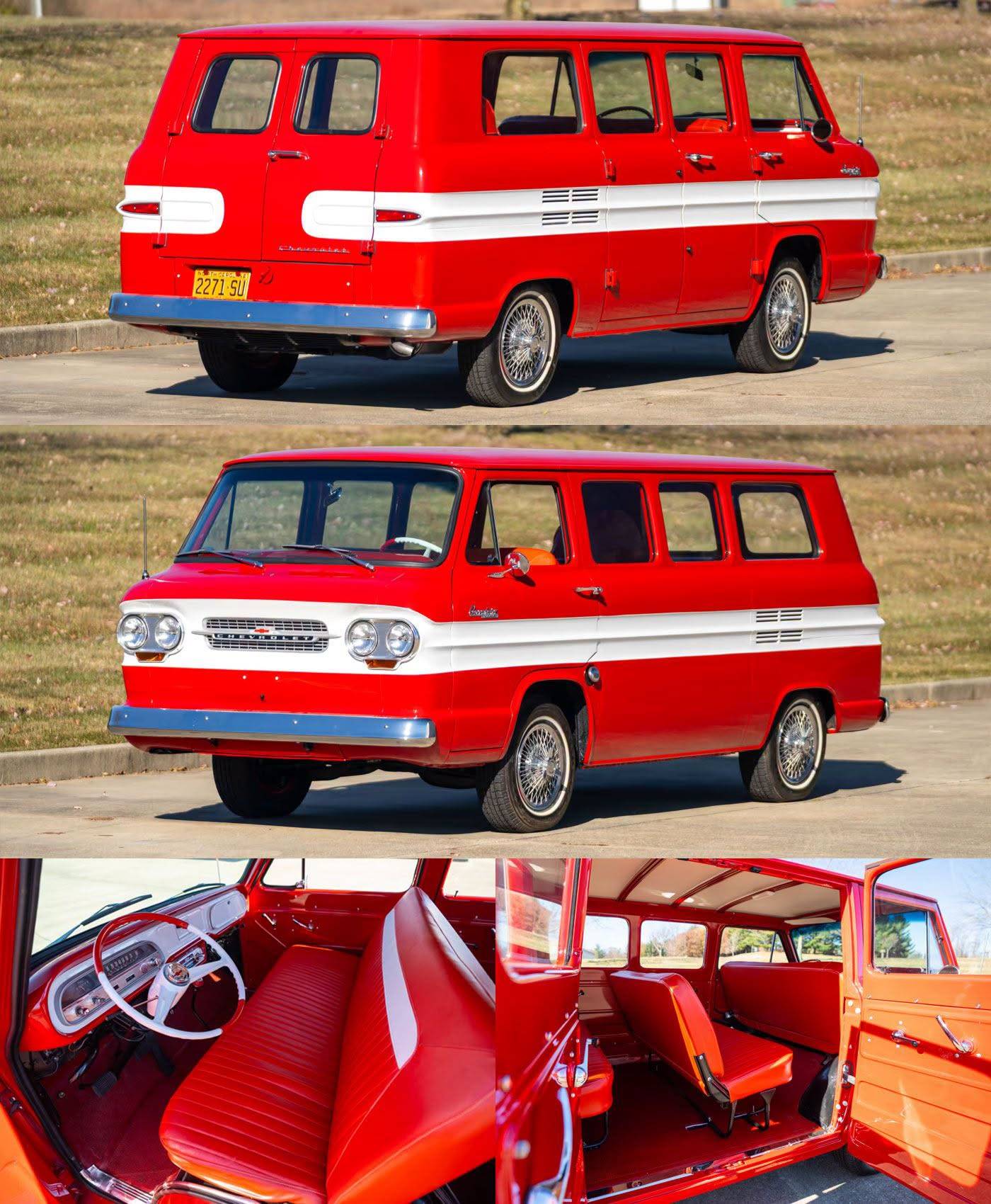 1400x1700, 288 Kb / автомобиль, классика, ретро, Chevrolet, красный, фургон