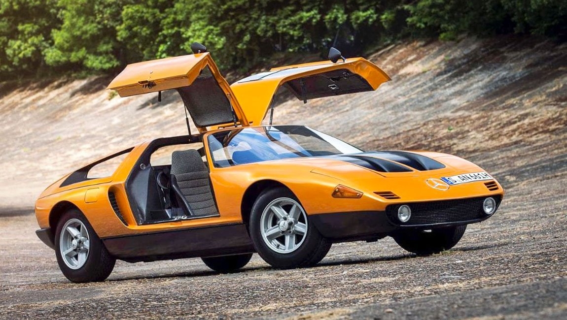 1150x650, 480 Kb / автомобиль, классика, ретро, Mercedes-Benz, С111