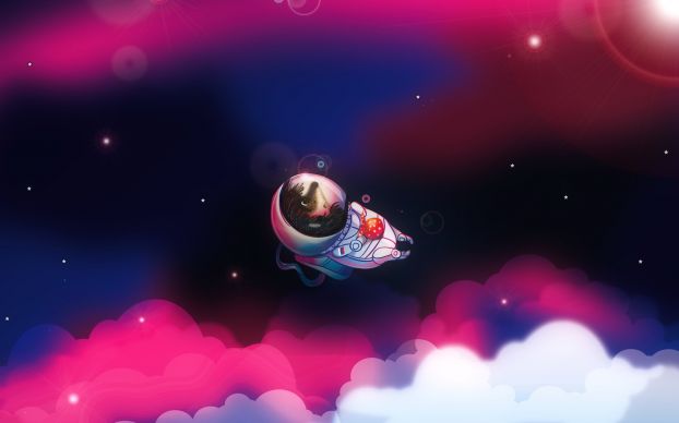 622x388, 18 Kb / ёжик, космос