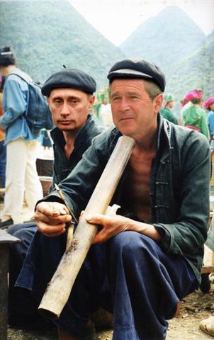302x480, 57 Kb / буш, путин, пацанчики, гопота