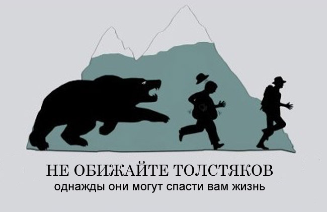 650x421, 54 Kb / толстяк, жизнь, спасение, медведь