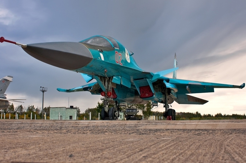 820x544, 296 Kb / су-34, истребитель, бомбардировщик