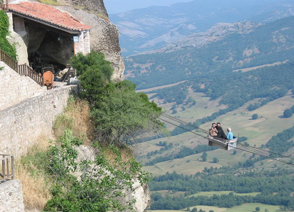 1000x721, 258 Kb / скала, транспорт, тросы