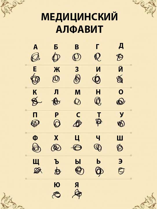 542x720, 43 Kb / почерк, алфавит, врачи