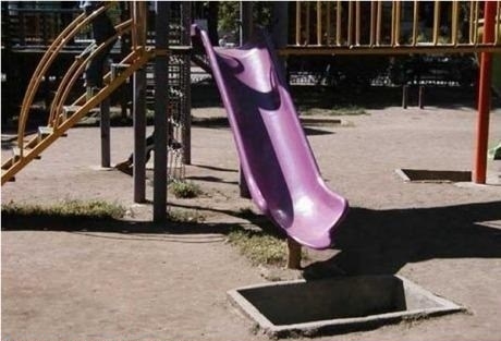 460x313, 94 Kb / горка, яма, площадка