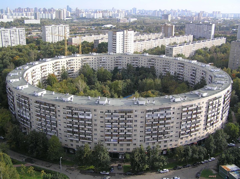 800x599, 211 Kb / дом, улица довженко, москва, круглый дом