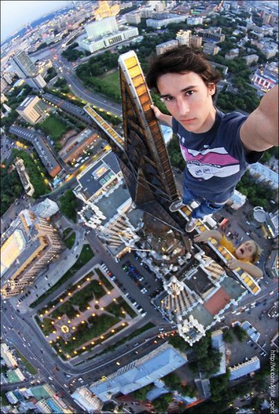 405x600, 74 Kb / москва, высотка, руфинг, руфер, экстремал