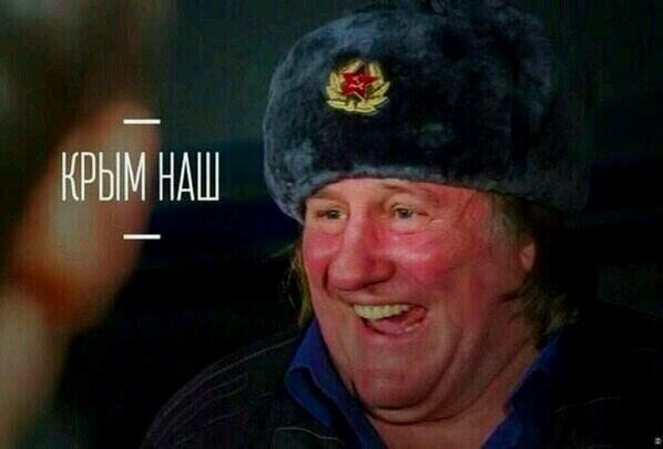 598x405, 34 Kb / депардье, крым, шапка, политота