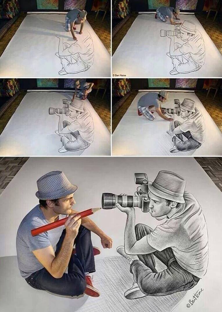 765x1077, 121 Kb / художник, карандаш, фотограф, 3D