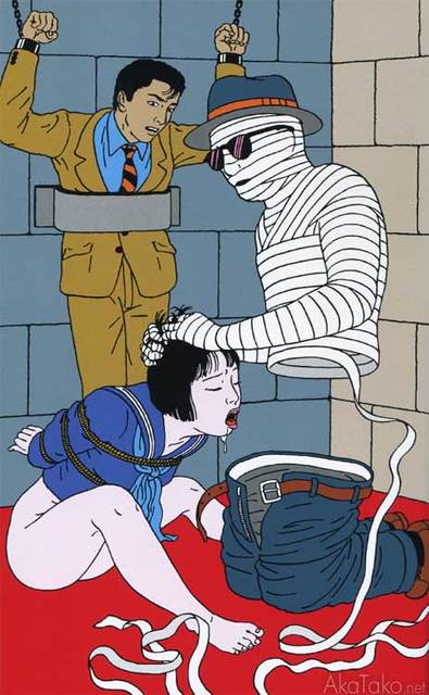 395x640, 49 Kb / японцы, рисунок, невидимка, минет