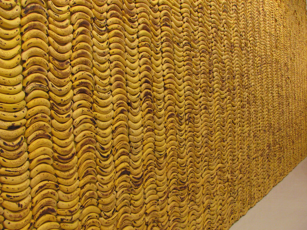 1024x768, 334 Kb / бананы, стена