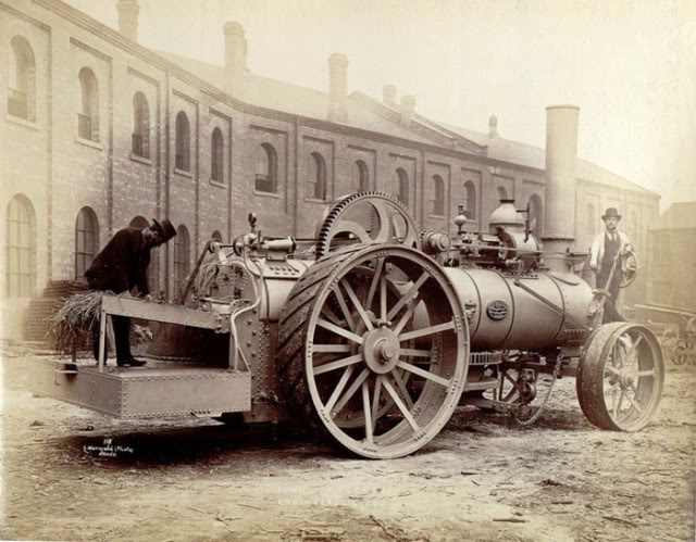 640x499, 75 Kb / локомобиль, фоулер, 1875, стимпанк