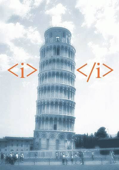 400x572, 26 Kb / башня, пизанская башня, тег