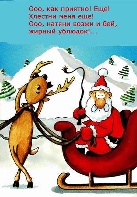 557x800, 77 Kb / олень, санта, бдсм