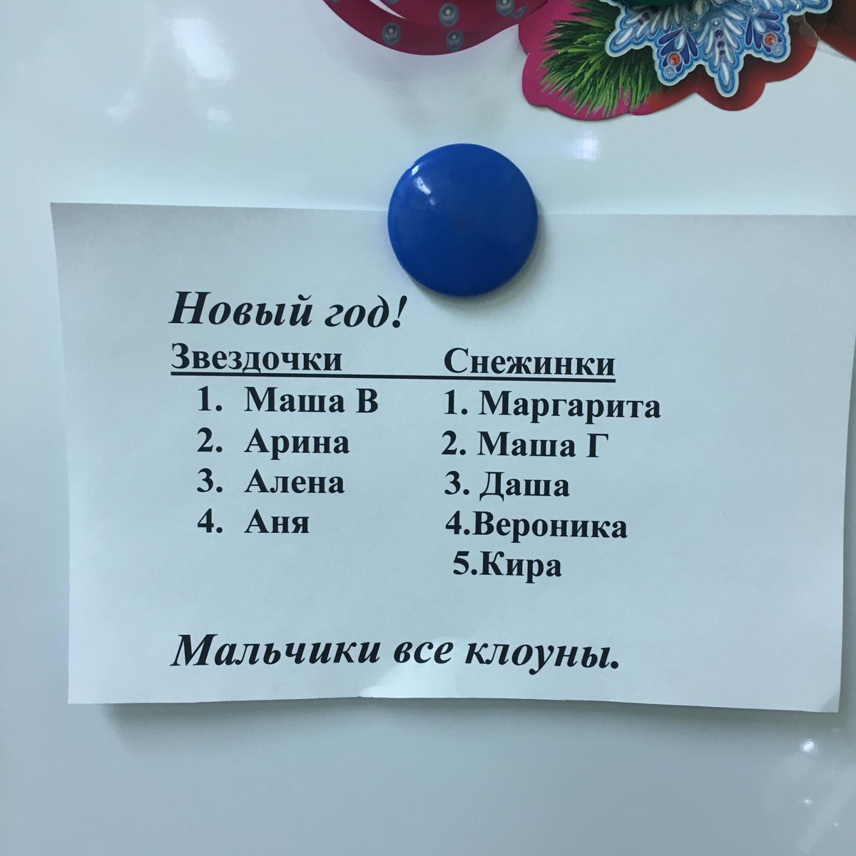 1200x1200, 125 Kb / Новый год, утренник, мальчики, клоуны, снежинки