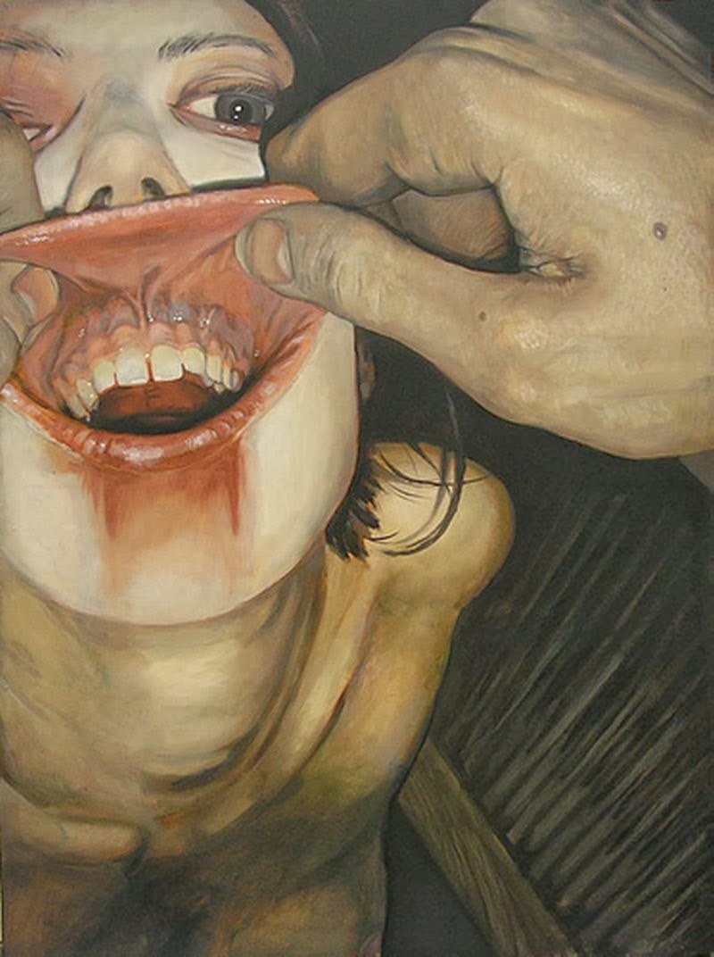 800x1072, 96 Kb / губа, рука, зубы, рисунок